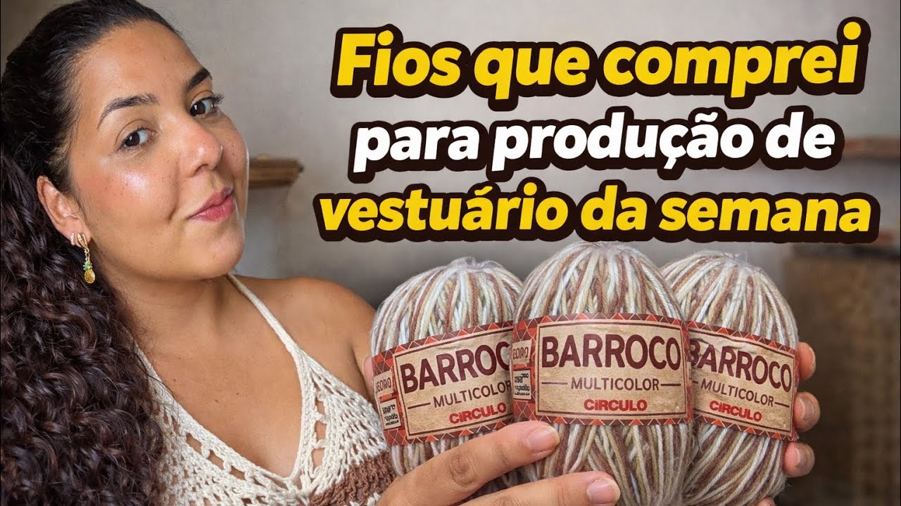 Fios que comprei para produção e indico! 