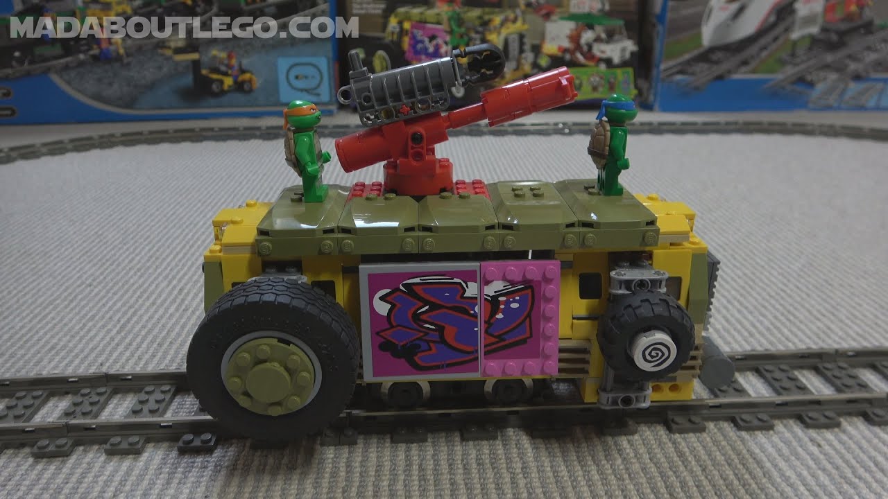 LEGO TMNT The Shellraiser Street Chase 79104.