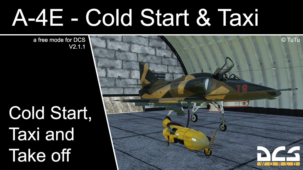 A4-E - Cold Start & taxi and take off - Tutoriel FR