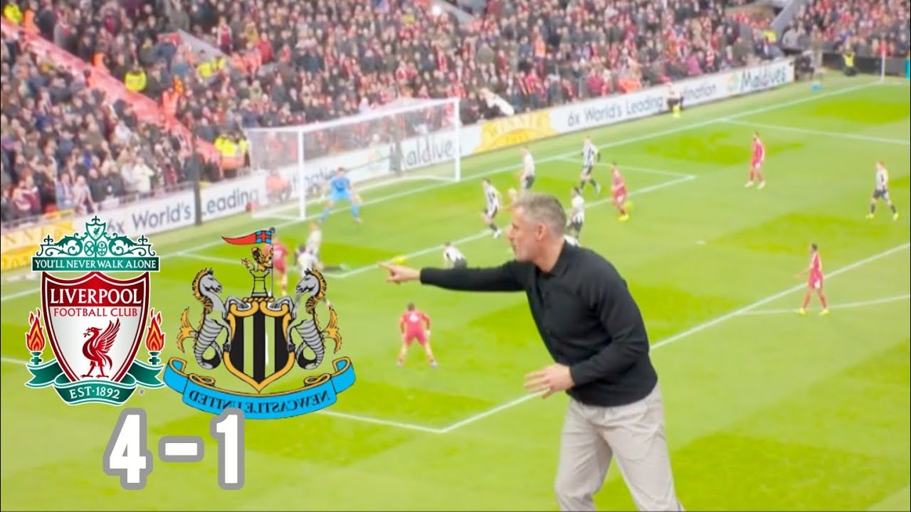 Jamie Carragher Explains How Liverpool Dominated Newcastle 4-1 at Anfield | Tactical Breakdown