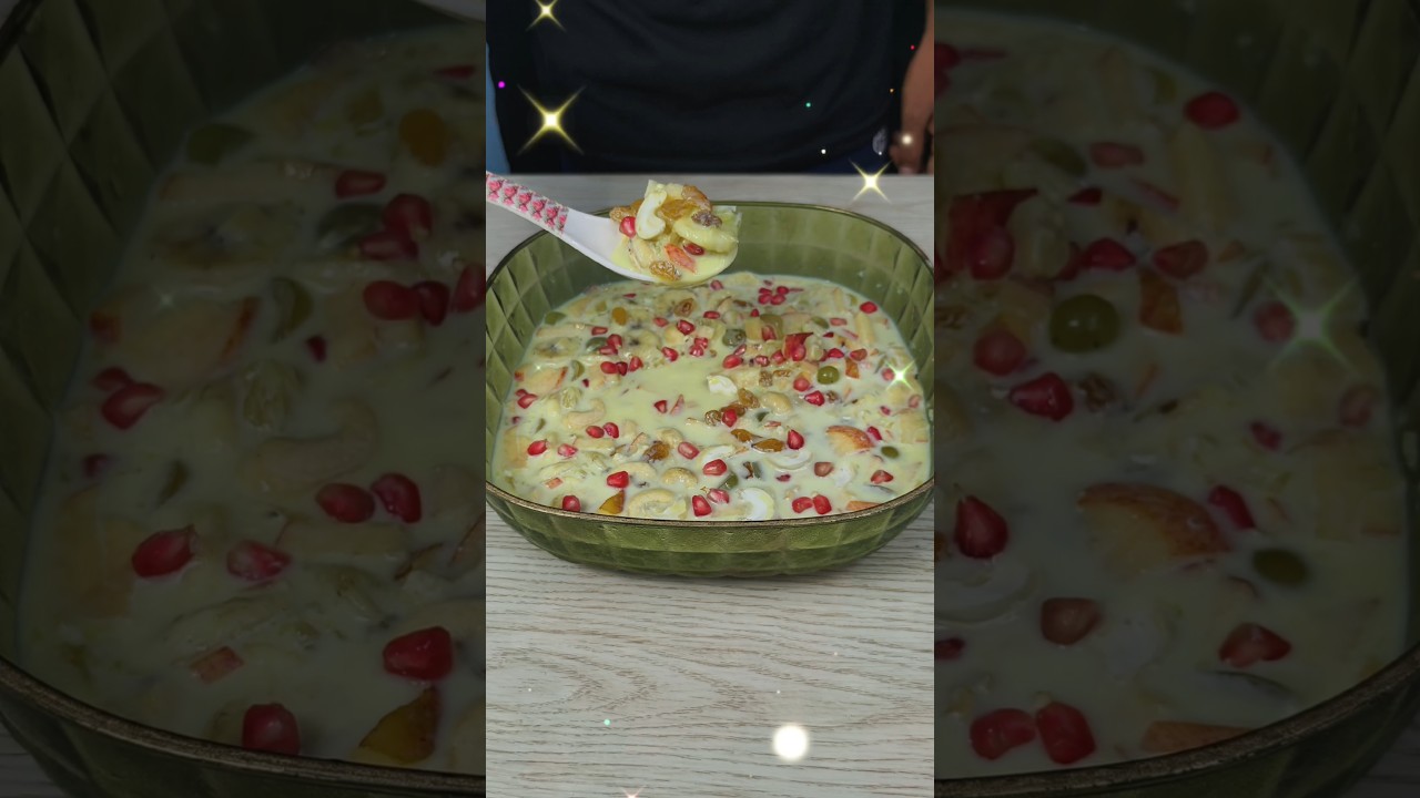 homemade fruit custard #shorts #telugucooking #cooking