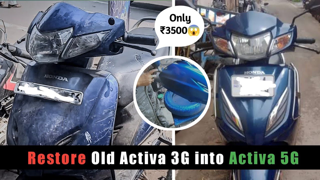 Restore Old Activa 3G Into Activa 5G | Honda Activa | Activa Service | Activa Repair At Home | UV |