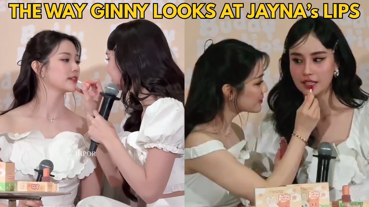 THE WAY GINNY LOOKS AT JAYNA'S LIPS…