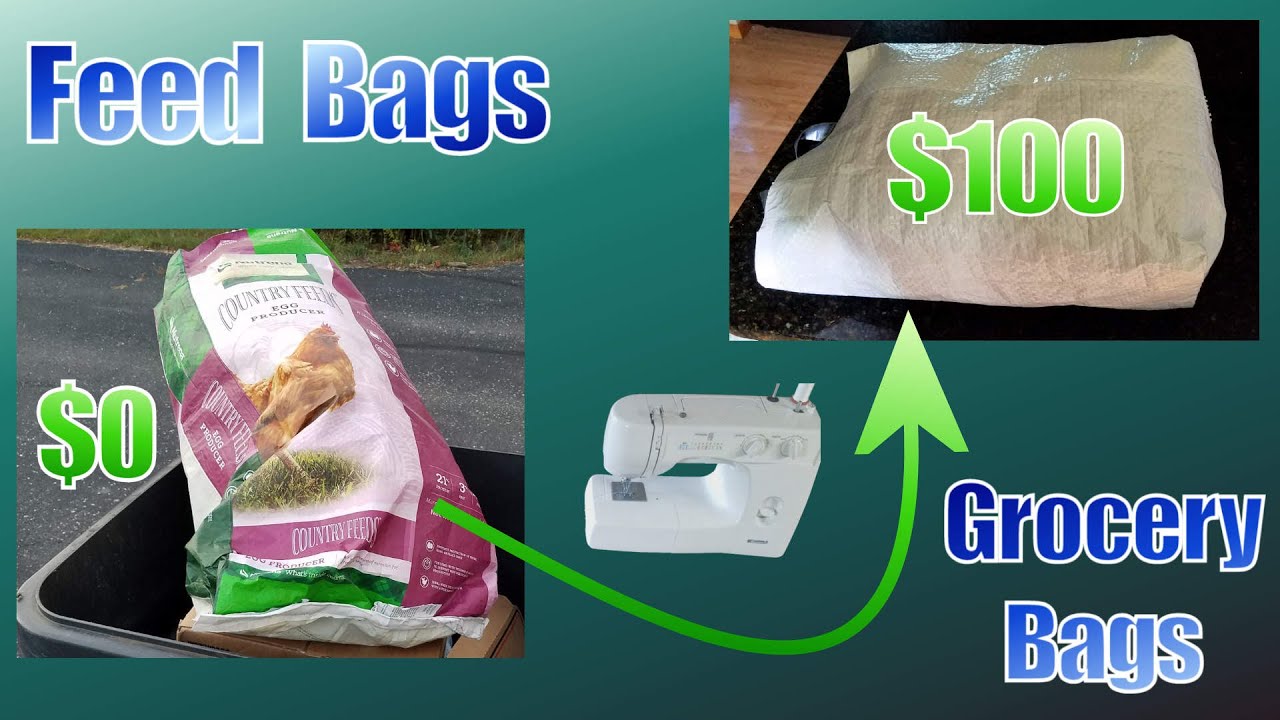 DIY Turn Feed Bags Into Money - Two Different Methods