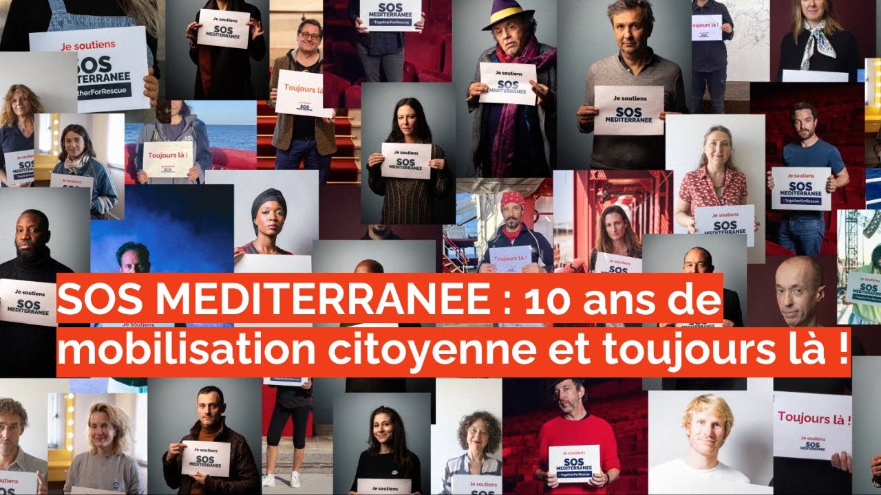 SOS MEDITERRANEE : 10 ans de mobilisation citoyenne #10anstoujoursl&agrave;