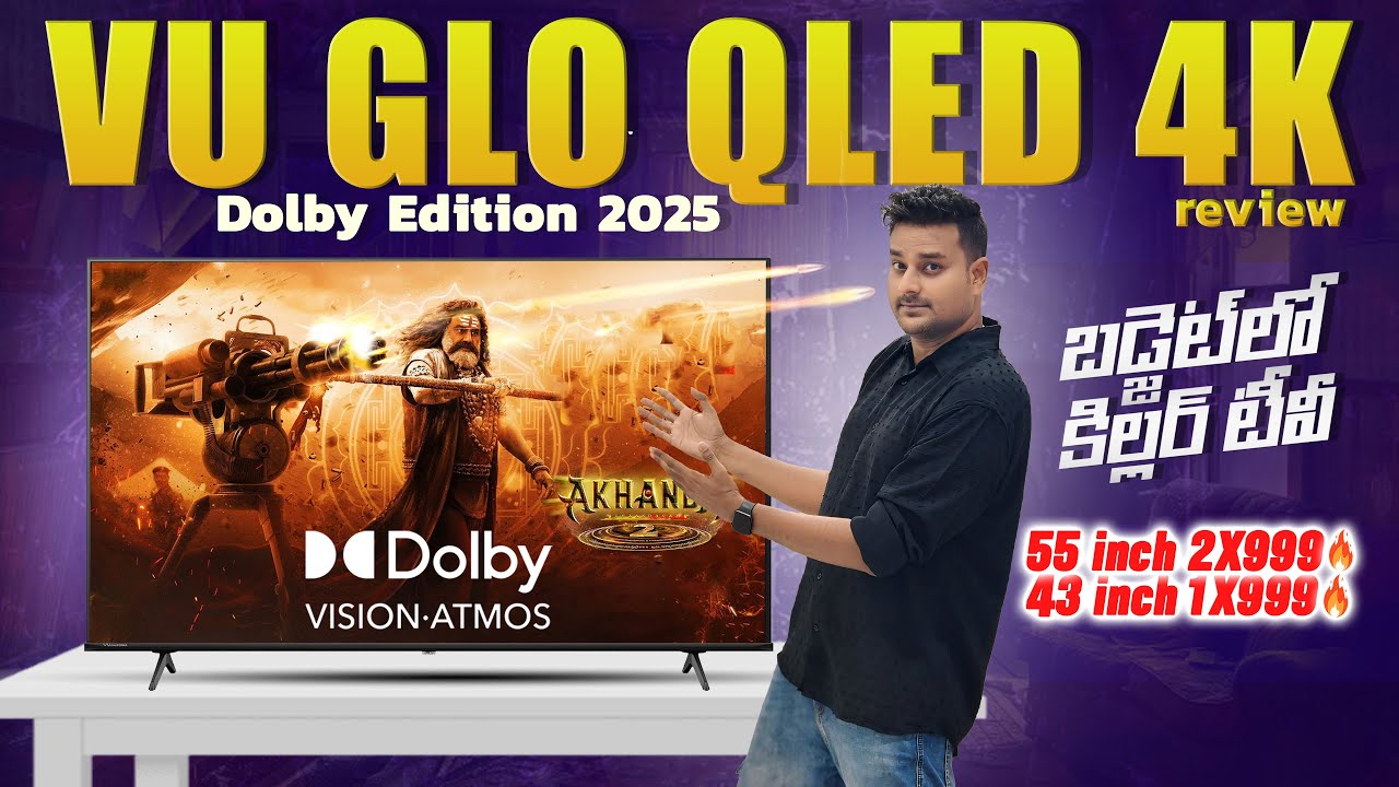 Want the BEST TV in 2025? Vu Glo QLED 4K Dolby Edition Review