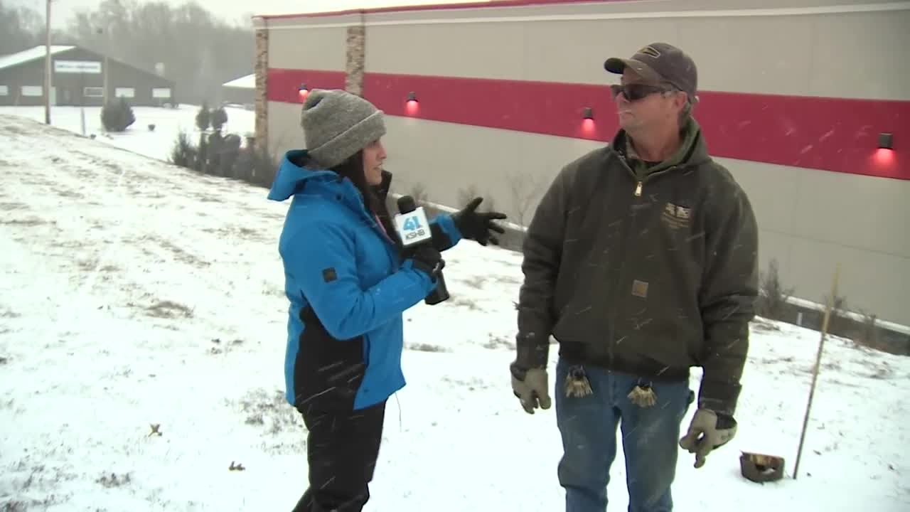 Worker with the City of Louisburg gives advice on how to avoid frozen pipes