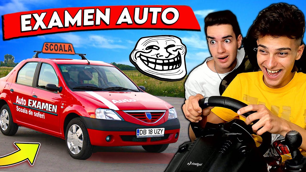 ⛔ Examen AUTO cu UzzyZVR =)) *Pariu pe BANI* + PRANK