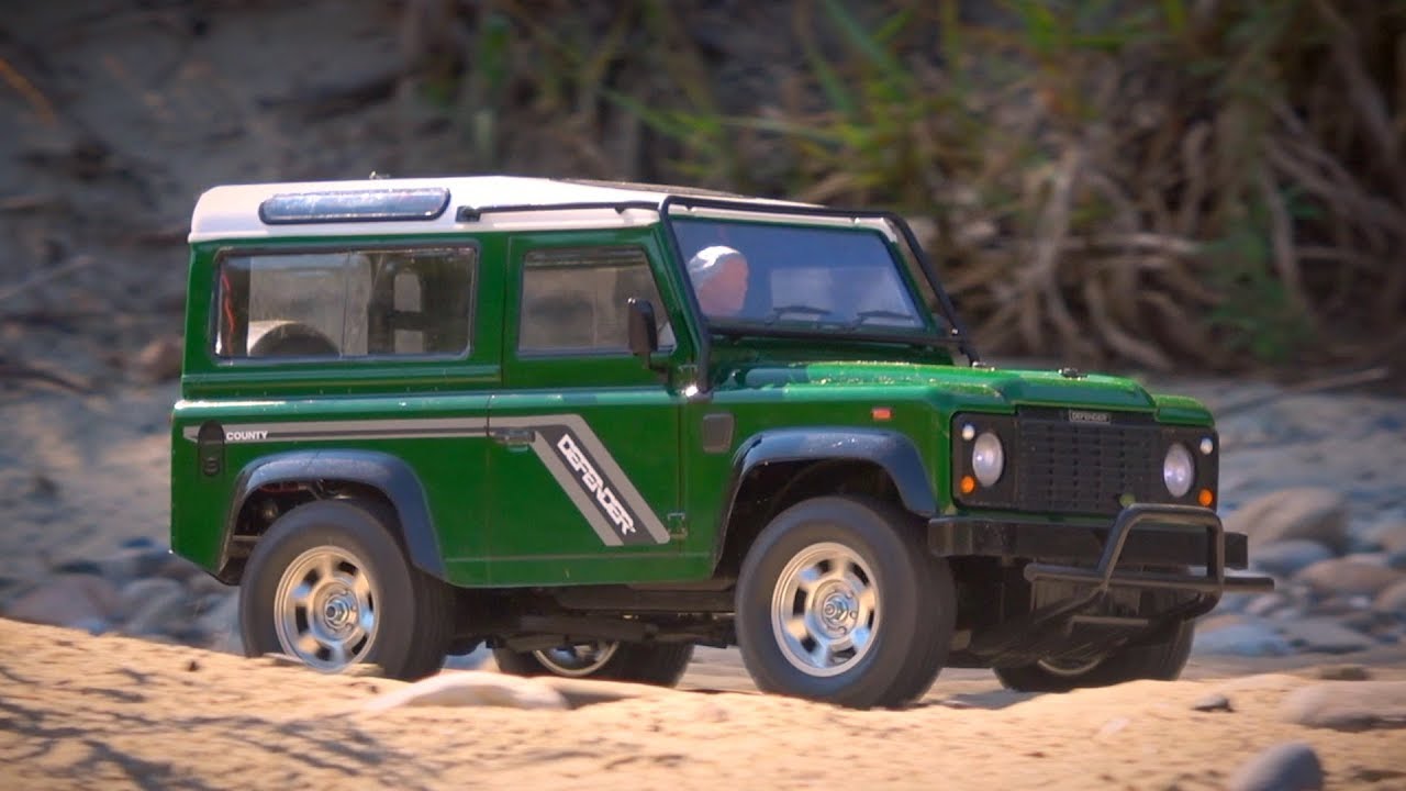 Tamiya CC-01 Landrover Defender 90 on its first Adventure