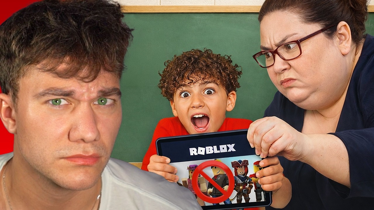 DÍTĚ DONUTILO UČITELKU ZAKÁZAT ROBLOX..