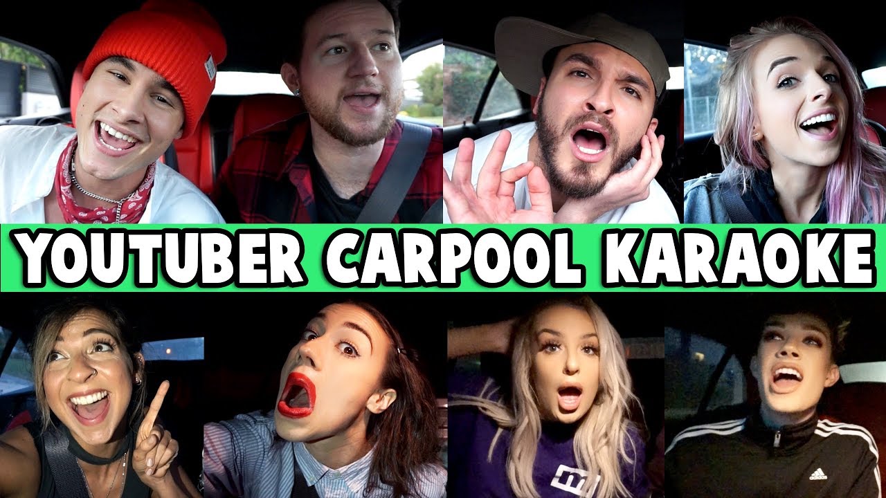 CARPOOL KARAOKE w/ Kian, Gabbie, Zane, Tana, James, Miranda, Trevor & MORE