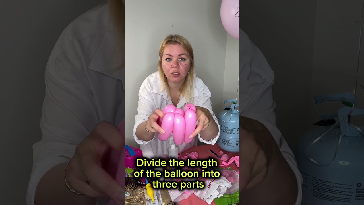 Balloons chamomile tutorial #balloon #disneyprincess #babyshower #party #elsaglowup