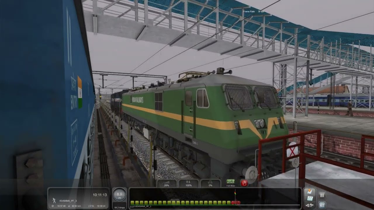Amritsar - Katihar Express in NRV1 Route by Fast Line Games (FLG) | Train Simulator Classic