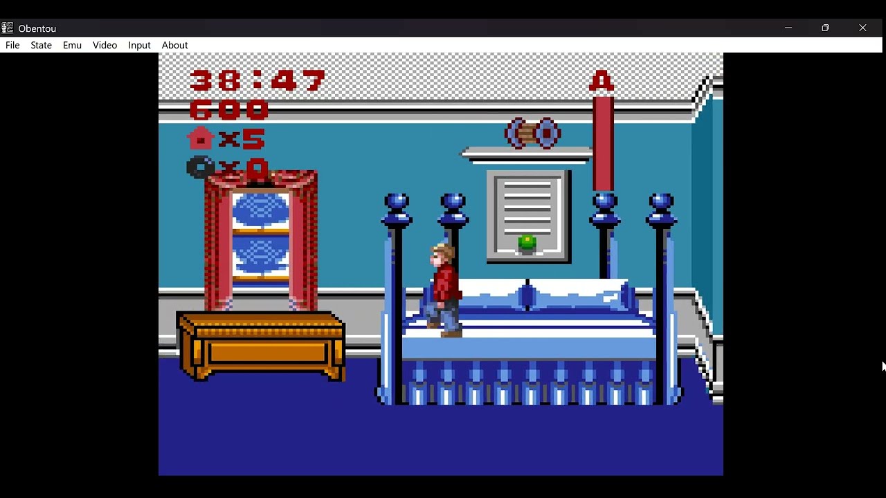 Home Alone - Sega Game Gear - Obentou Emulator - Test Windows 11