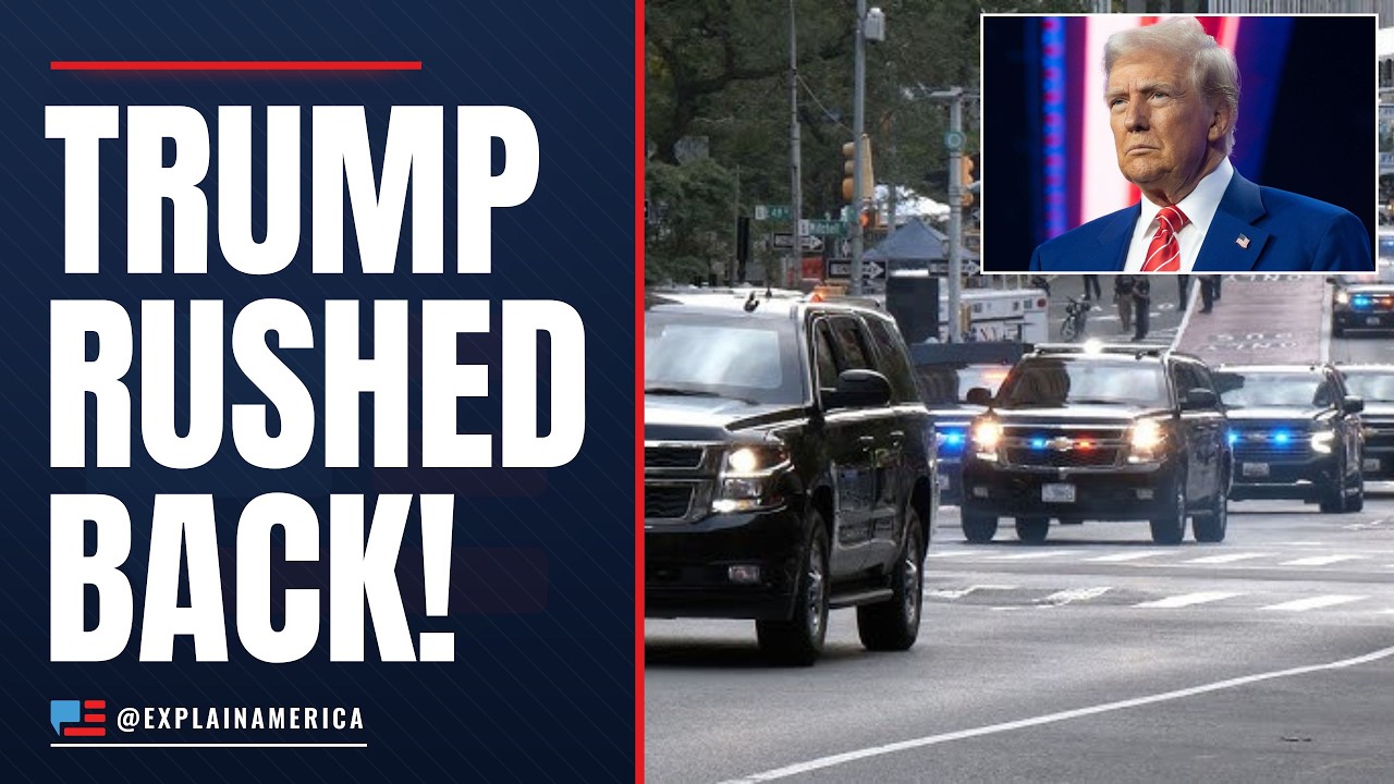 СРОЧНО! Трампа экстренно доставили в Белый дом под усиленной охраной