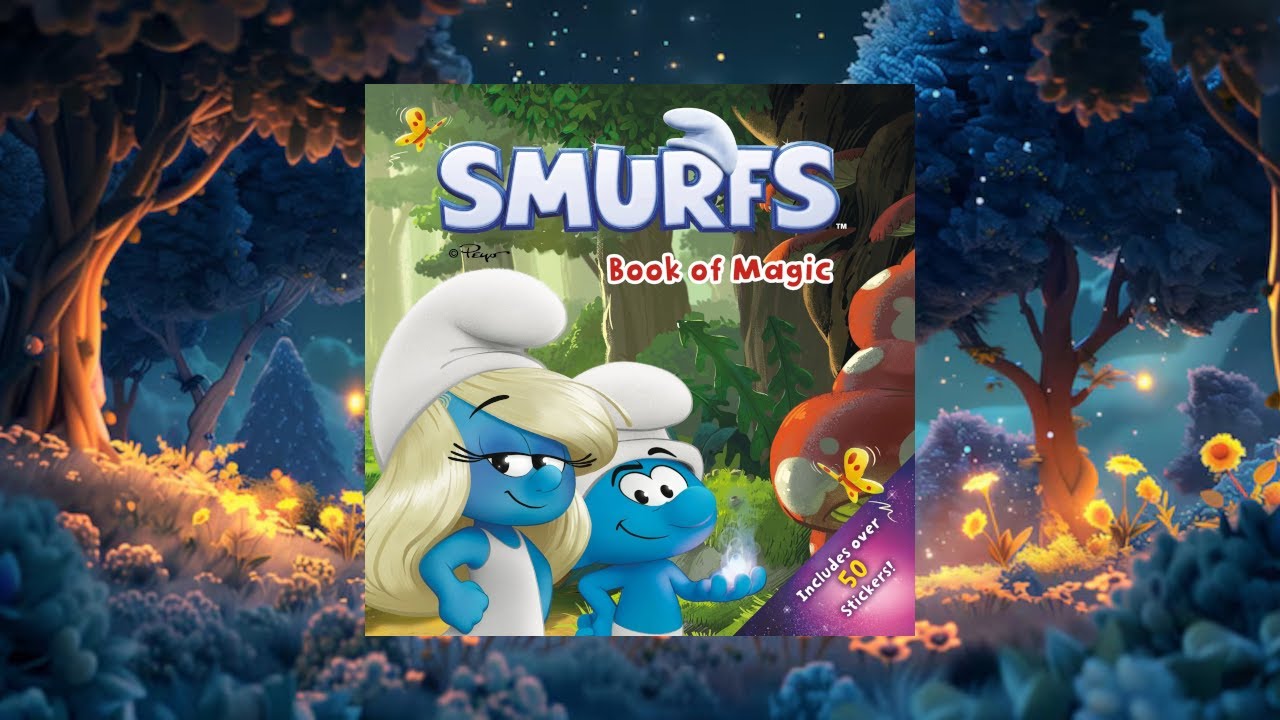 Smurfs Book of Magic kids book read along