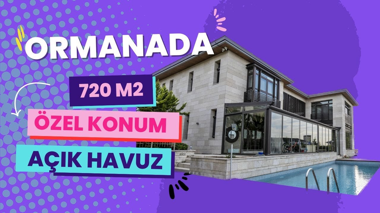KW Team Maral'dan Zekeriyaköy Ormanada'da Özel Konumlu, Açık Havuzlu Villa
