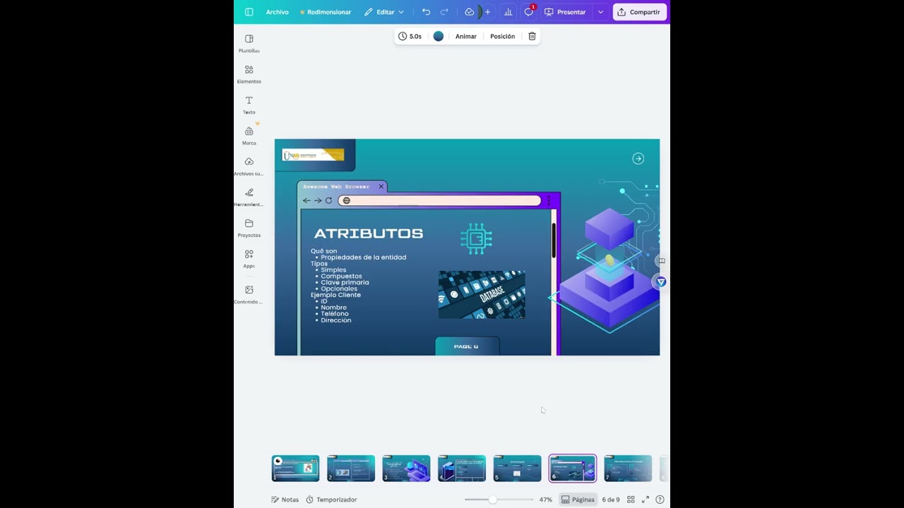 Fase 1: Diseño de base de datos UNAD Ingeniería de Sistemas