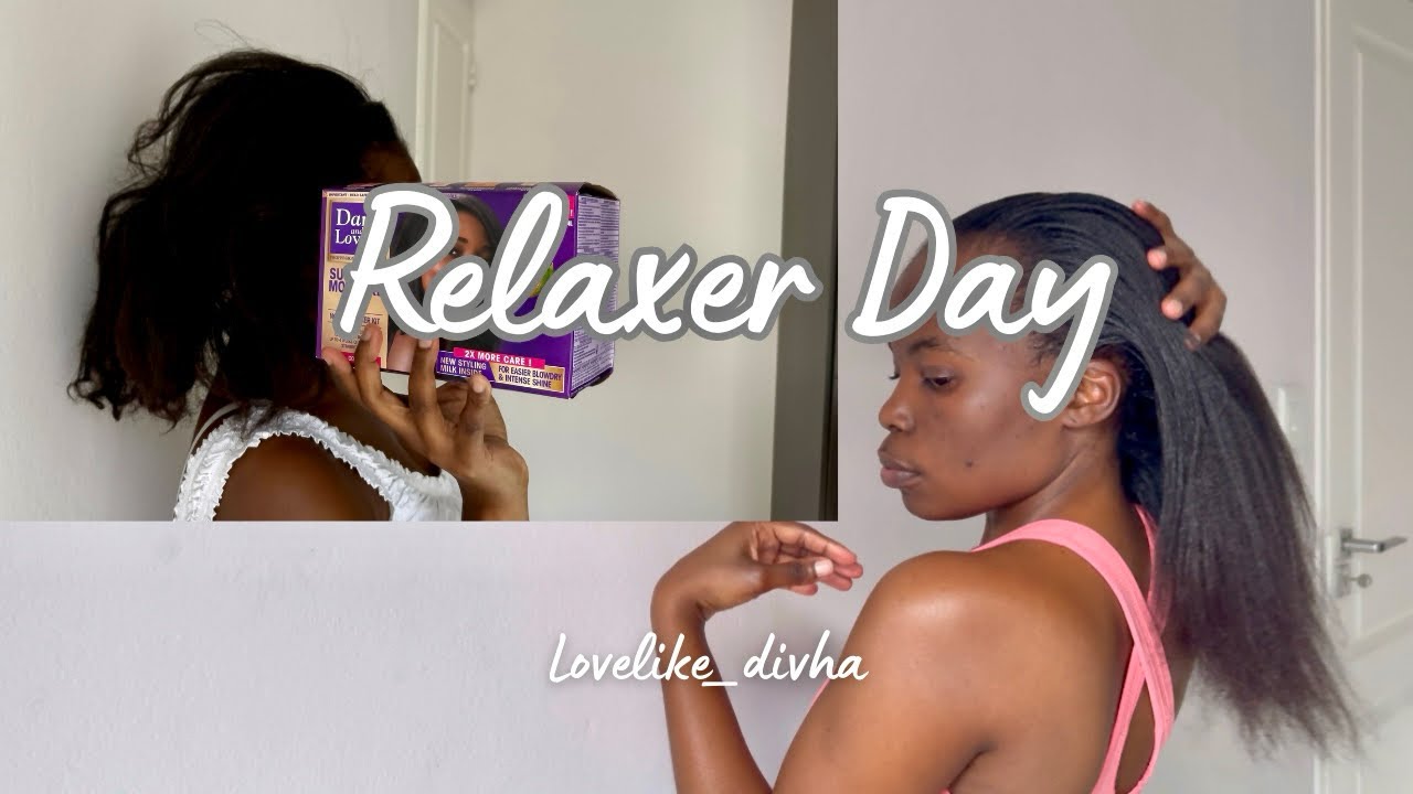 How I Relax My Hair At Home(relaxer routine)