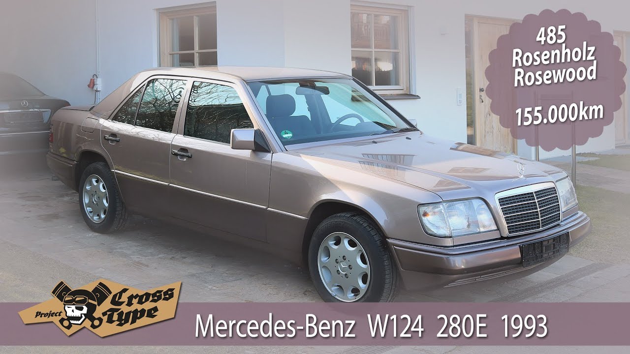 Mercedes W124 280E 1993 in Rosenholz Metallic &mdash; Project CROSS TYPE