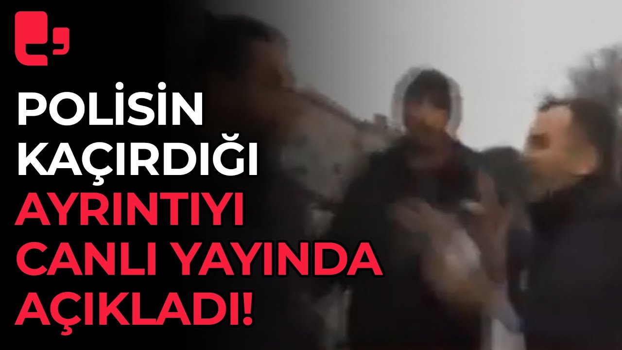 ARTI TV muhabiri Meral Danyıldız canlı yayında polisin ka&ccedil;ırdığı ayrıntıyı anlattı!