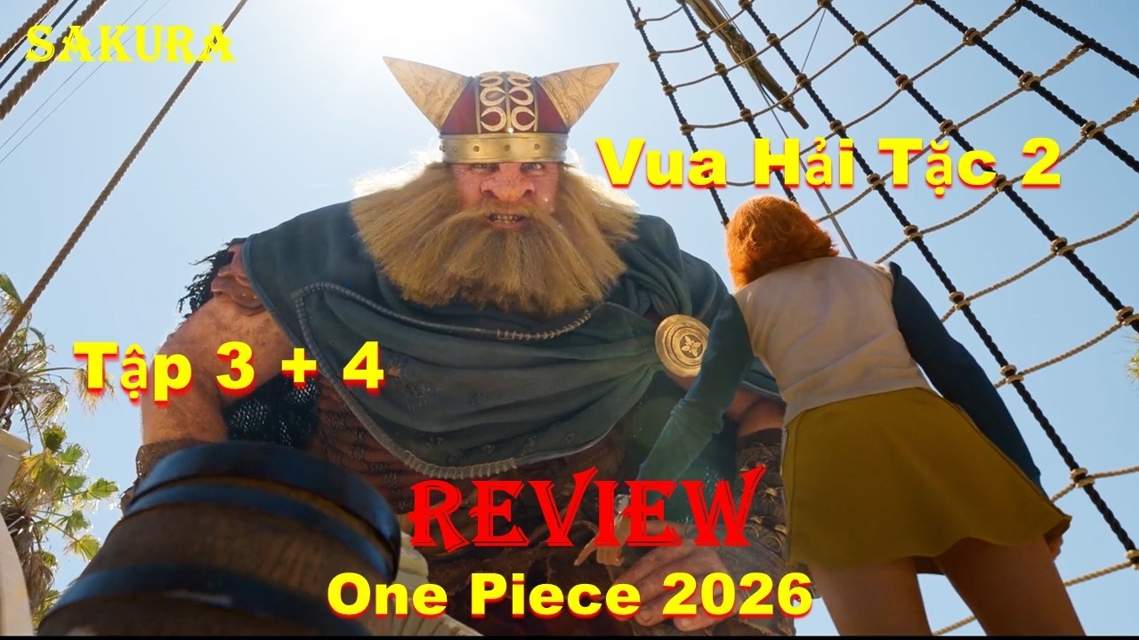 REVIEW PHIM NG&Agrave;Y ĐẦU TI&Ecirc;N BĂNG MŨ RƠM GẶP PHẢI 2 NGƯỜI KHỔNG LỒ || SAKURA REVIEW