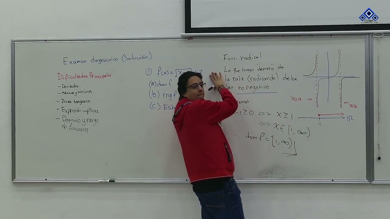 Asesorías para el examen extraordinario de Cálculo Diferencial