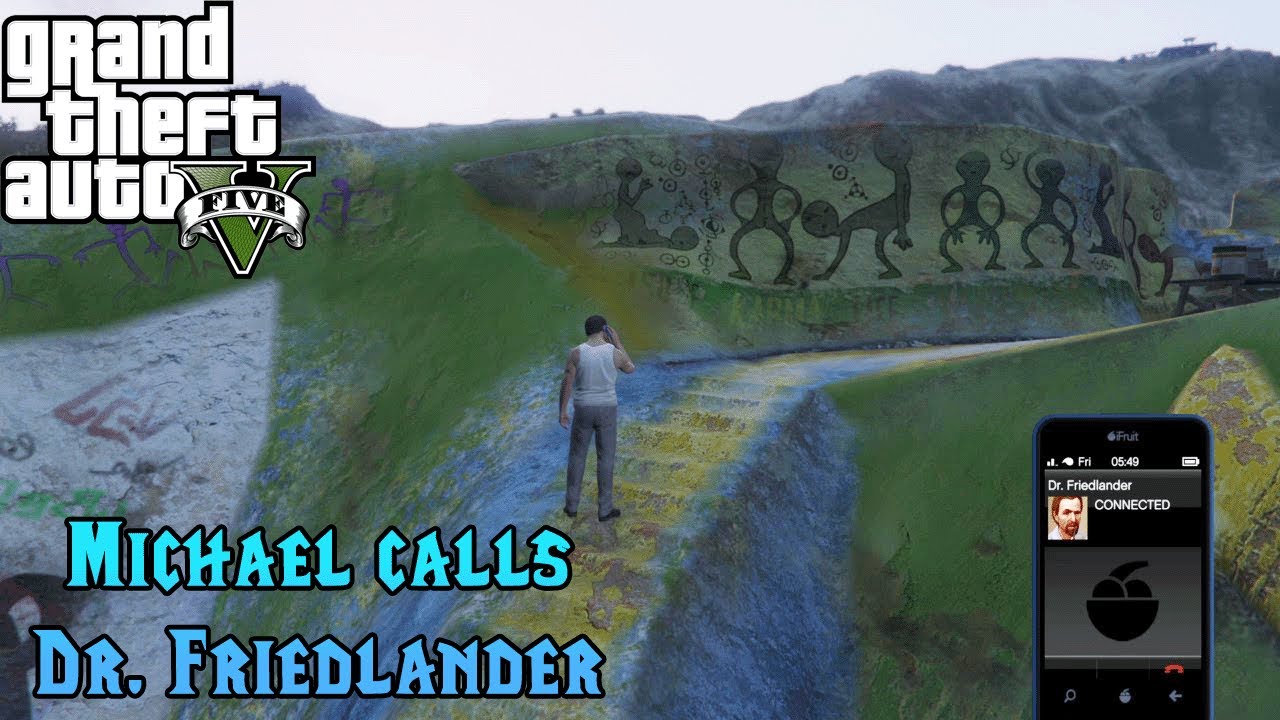 GTA 5 - Michael calls Dr. Friedlander (Minor Turbulence)