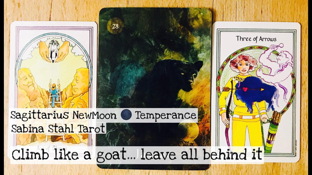 Sagittarius NewMoon 🌑 Climb like a goat... leave all behind it