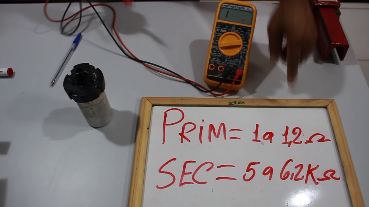 TESTE  BOBINA DE IGNIÇÃO  ASFÁLTICA