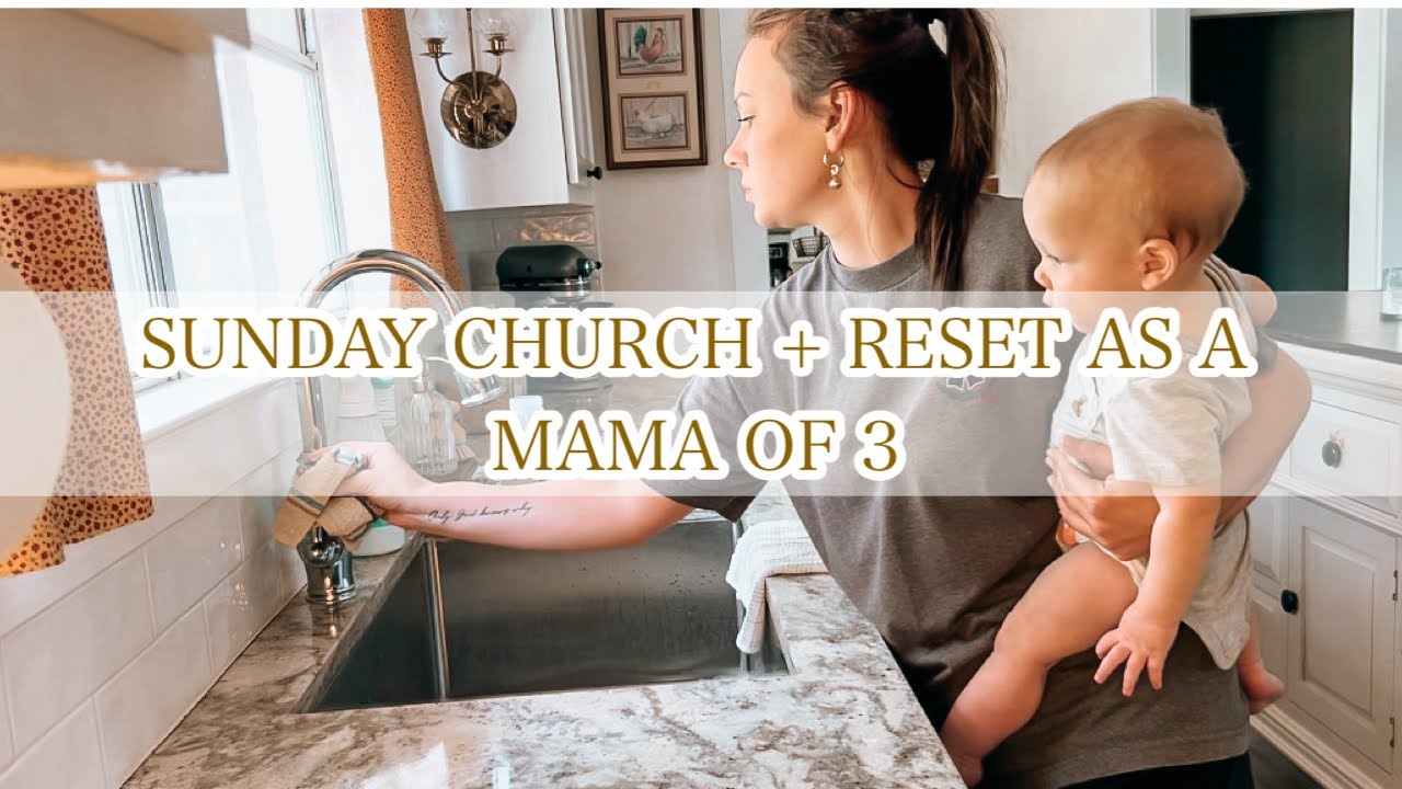 Ultimate Family Sunday Reset + Church Routine! #cleanwithme