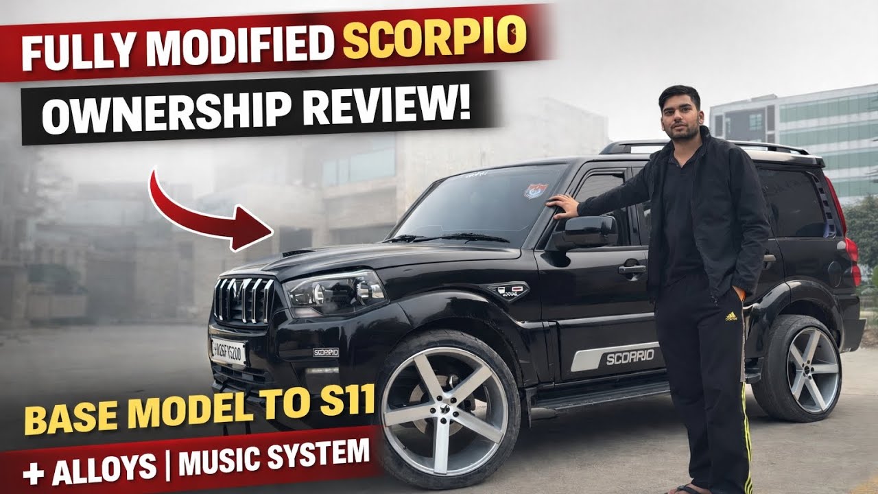 Scorpio Classic S Converted In S11 With 22 Inch Alloys || Owners Review,Costing || Shashank Yadav