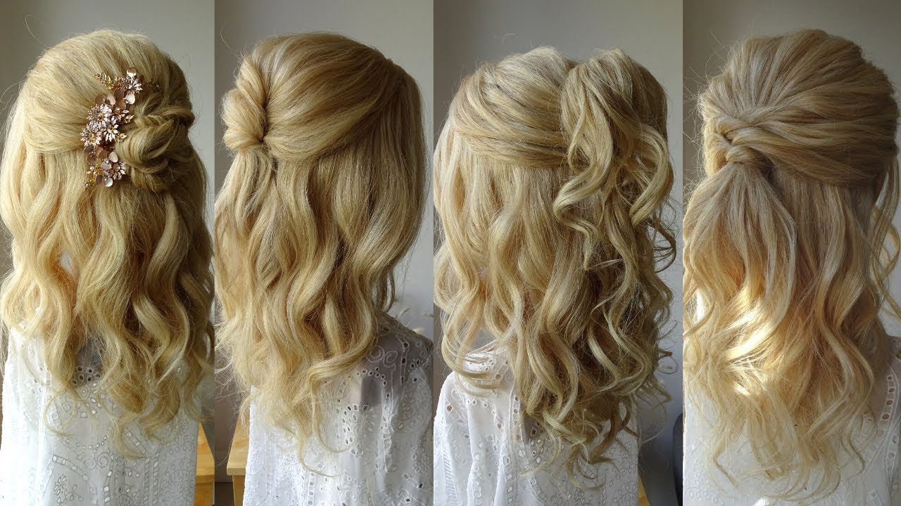 half up half down hairstyles - long hair thin hair medium hair thick hair
