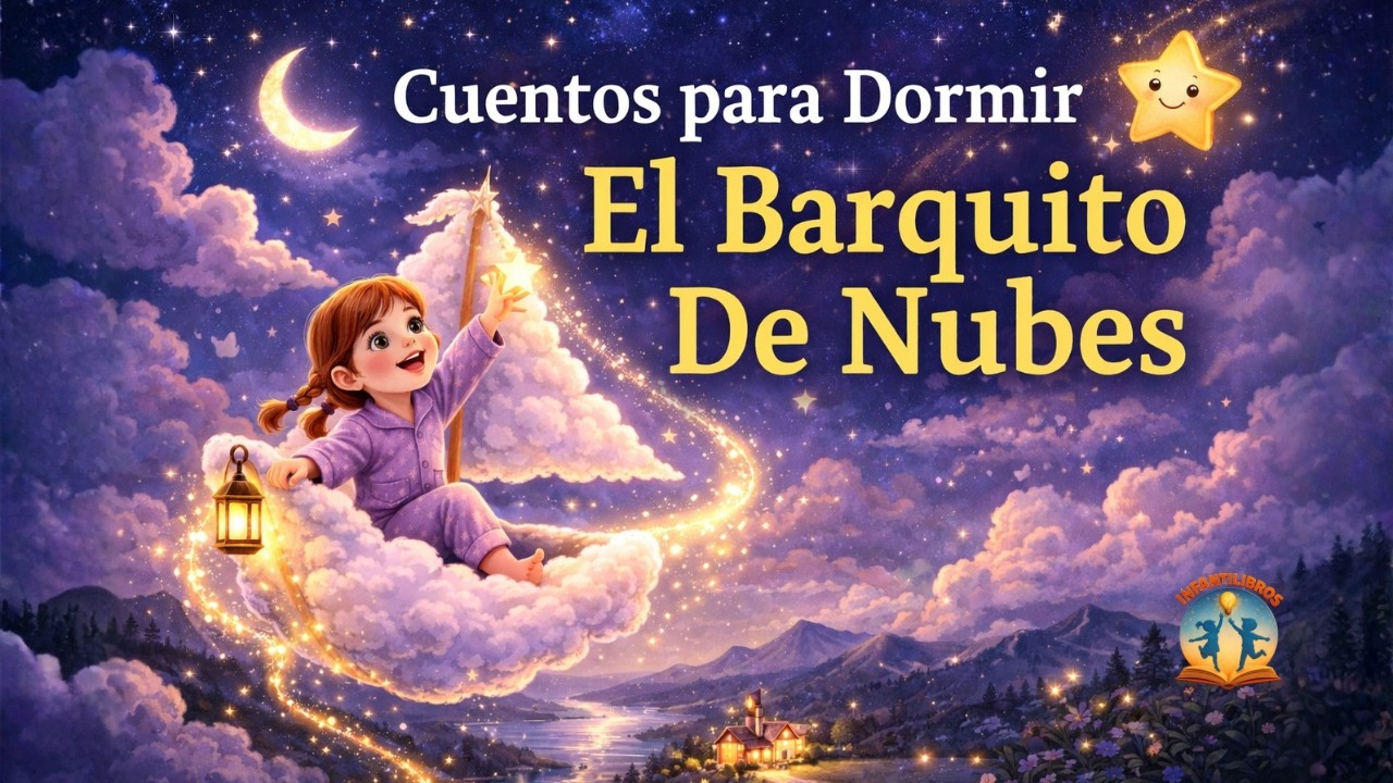 Cuento para Dormir 🌙 El Barquito de Nubes | Historia Infantil Relajante