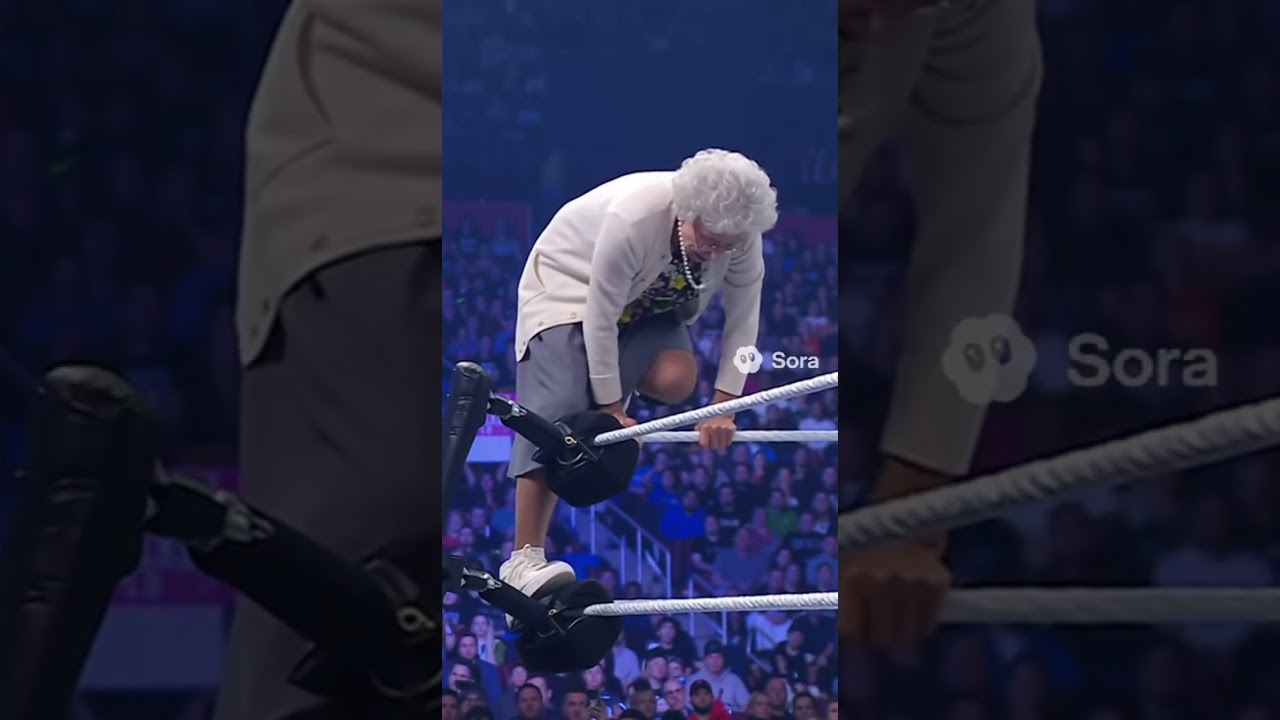 WWE Grandma AI Fight | Sora AI Wrestling Compilation
