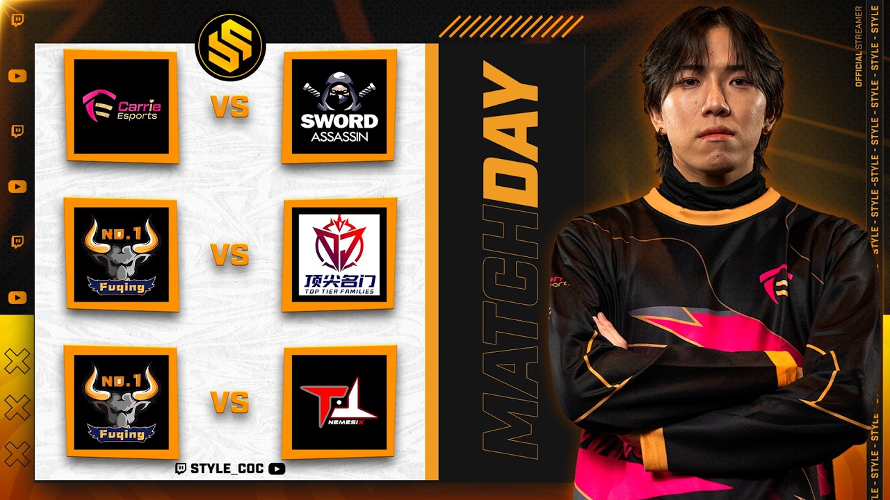 🔴 LIVE - GUERRAZAS ASIÁTICAS: CARRIE ESPORTS 🆚 SWORD ASSASSIN - FUCHING NO.1 🆚 TTF / TTF NEMESIX
