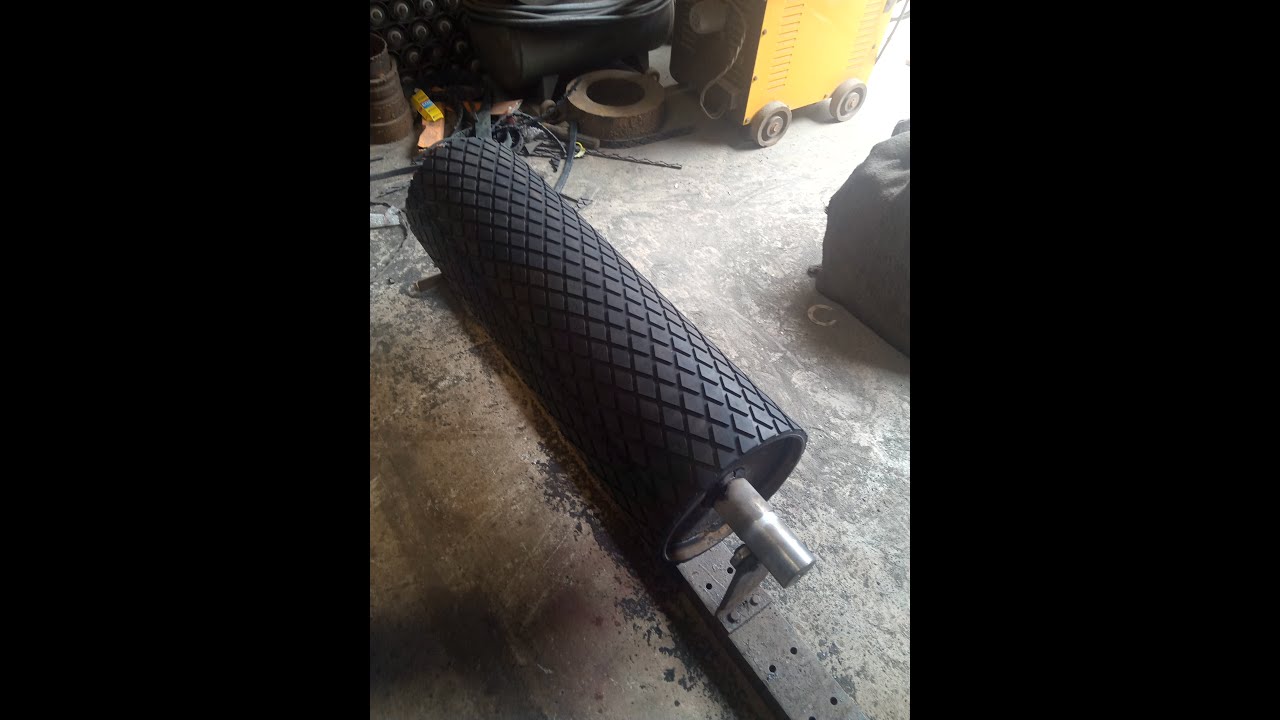Conveyor Drum Pulley Rubber Lagging