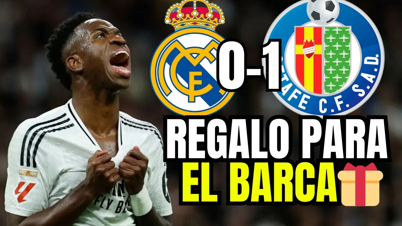 REAL MADRID PIERDE CONTRA EL GETAFE y LE DICE ADIOS A LA LIGA 📉🔥
