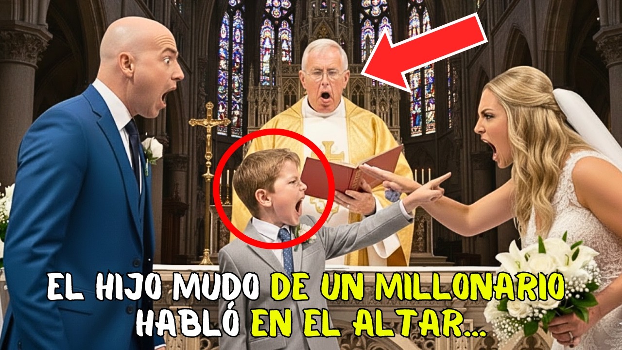 El hijo mudo de un millonario HABLÓ en el altar... y lo que dijo hizo que su padre CANCELARA la boda