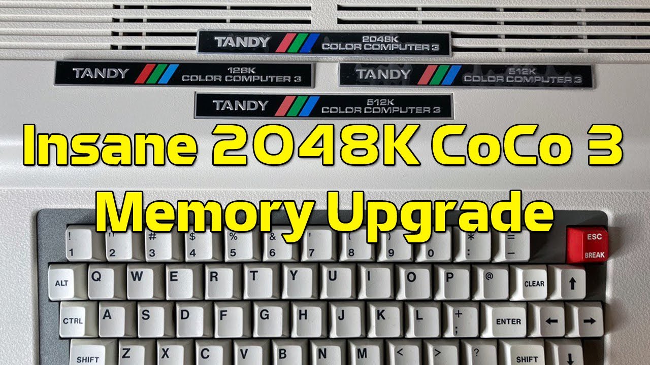 Обновление памяти Tandy CoCo 3 2048 КБ с помощью платы Pro-Tector+ MMU