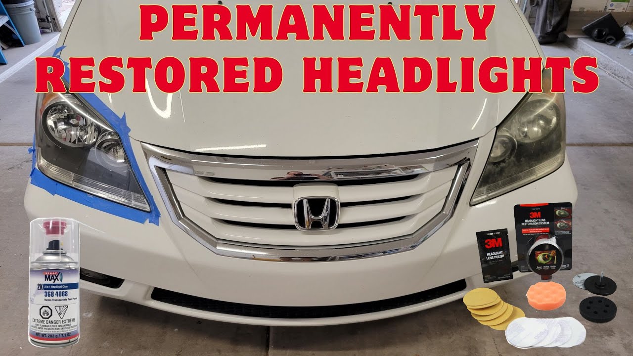 Permanent Headlight Restoration | 3M Lens Restoration System | SprayMax 2K Headlight Clear
