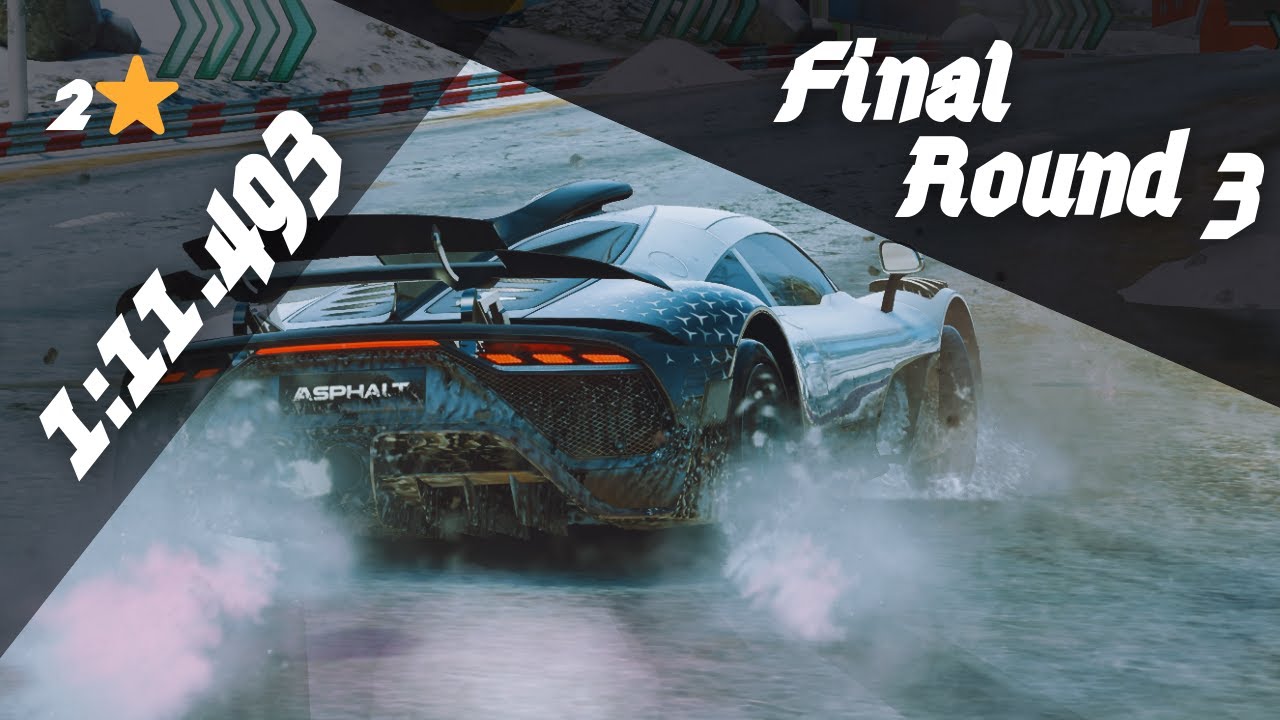 2⭐ - 1:11.493 | Mercedes AMG ONE GP - Final Round 3 [ Slippery When Icy ] - Asphalt Unite
