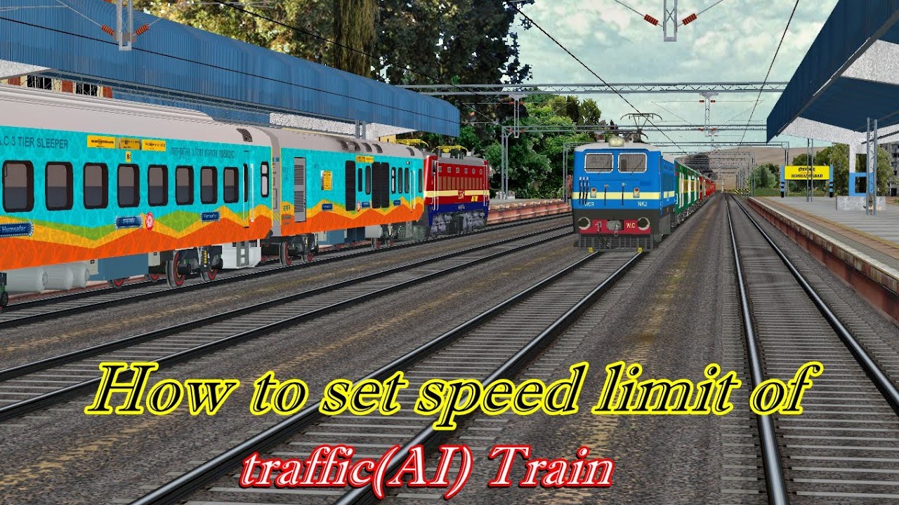 How to set speed limit of.. {traffic/overtaking}..train in open rails ! MSTS !