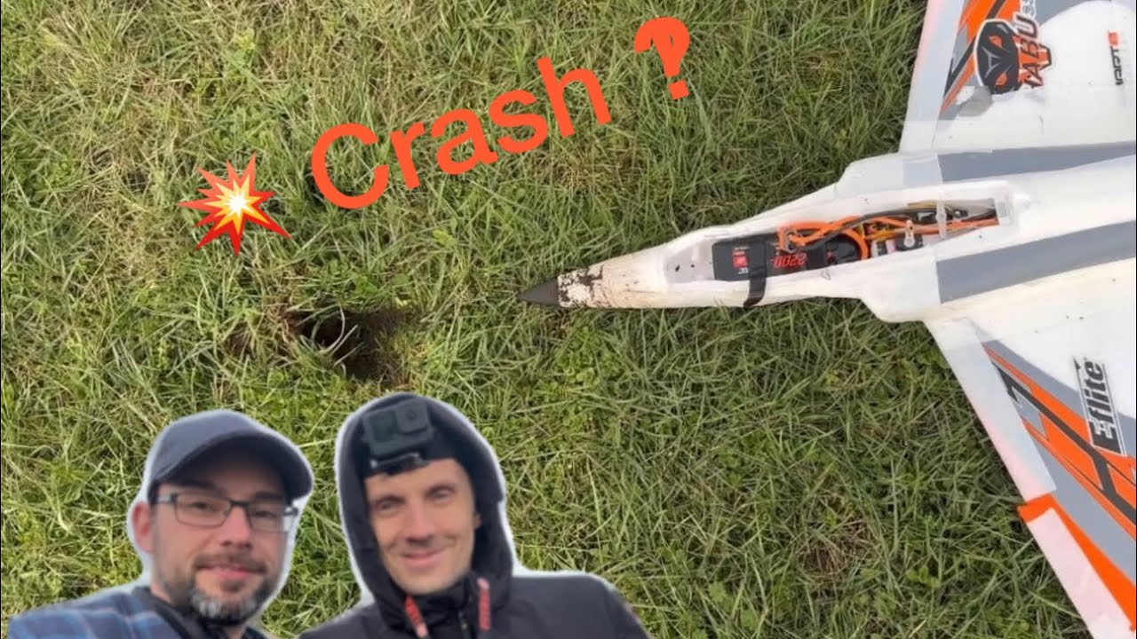 Fast Crash!? - Testflug mit E-flite Habu SS 50mm Jet und der Insta360 GO2 - robust und stabil 😂😅😂