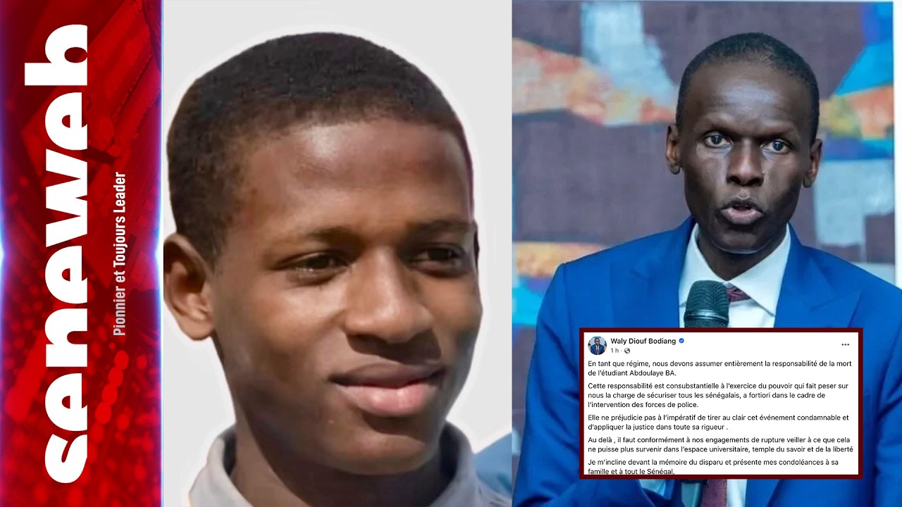 Décès de l'étudiant: la Surprenante Position de Waly Diouf Bodian 