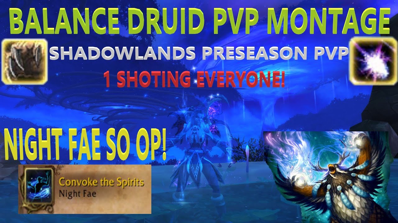 Balance Druid PvP Montage | 1SHOTS & INSANE PLAYS! | World of Warcraft - Shadowlands Pre-Season PvP