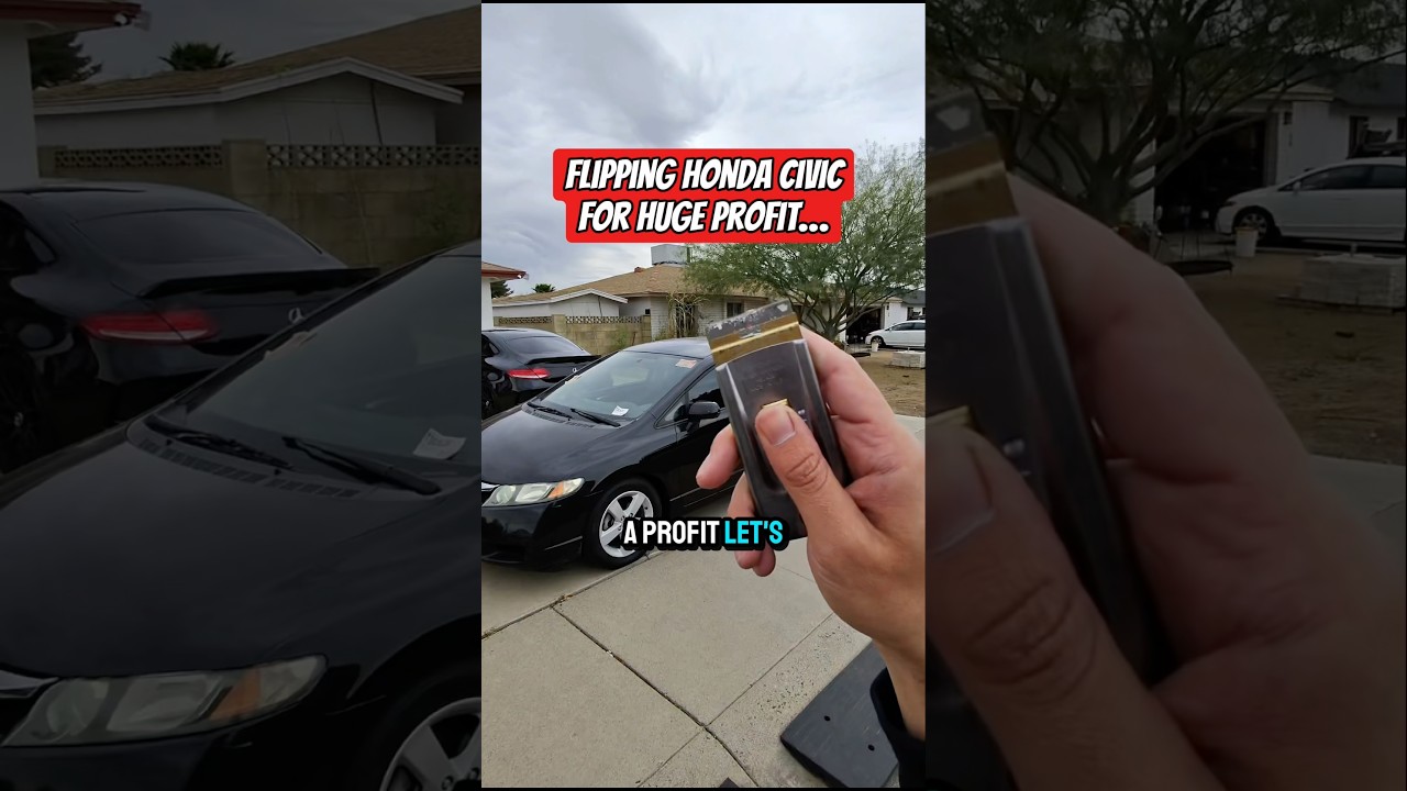 Последний этап &mdash; мой любимый&hellip; #carflipacademy #flippingcars #profit #civic #business