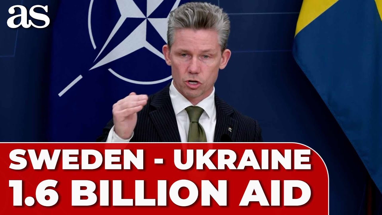 SWEDEN announces MORE UKRAINE MILITARY AID worth $1.6 BILLION