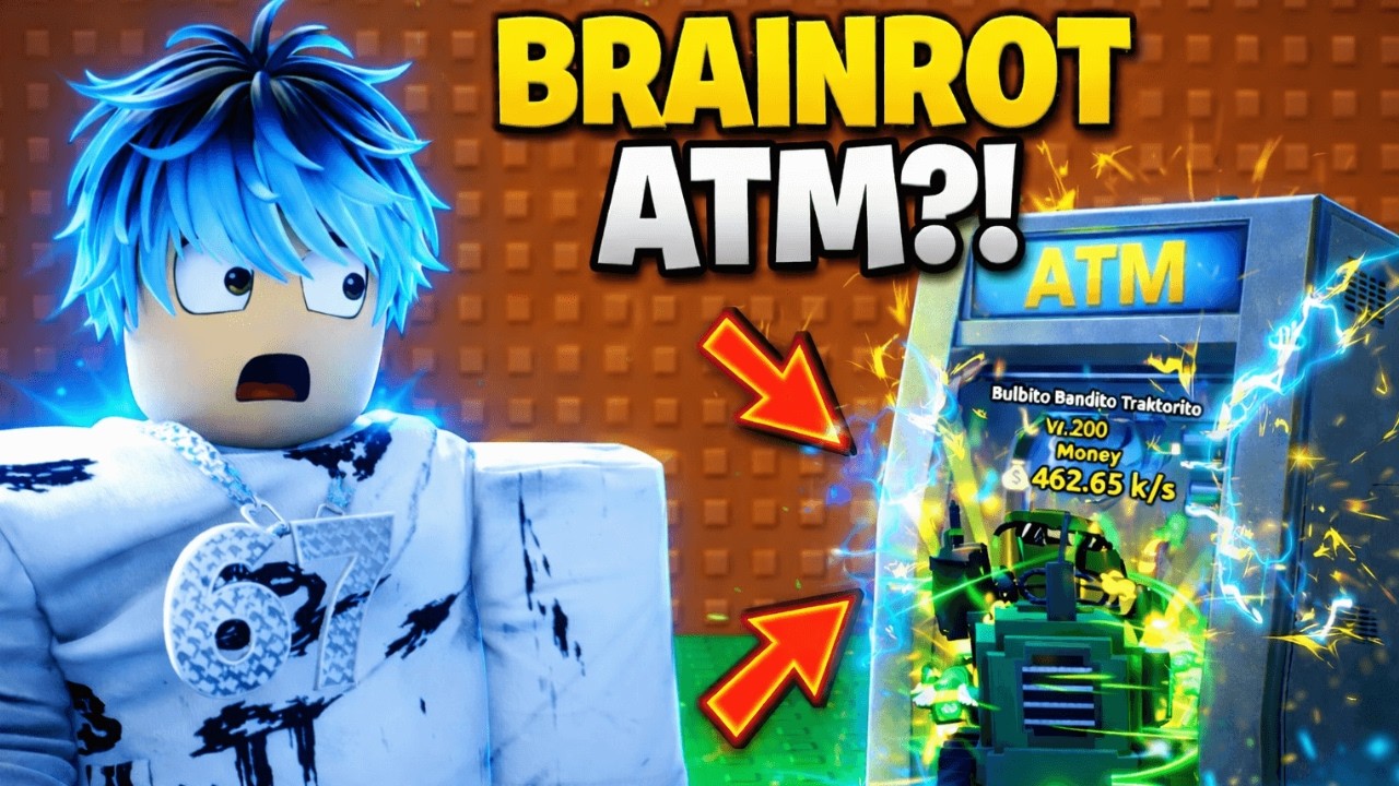 I Put BRAINROTS Into an ATM and It BROKE the Game In Escape Tsunami for Brainrot ROBLOX