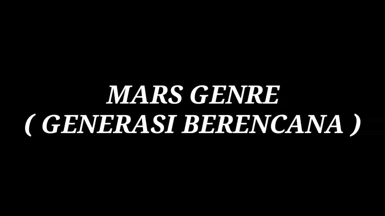 MARS GENRE (GENERASI BERENCANA) BKKBN TERBARU DAN LIRIKNYA